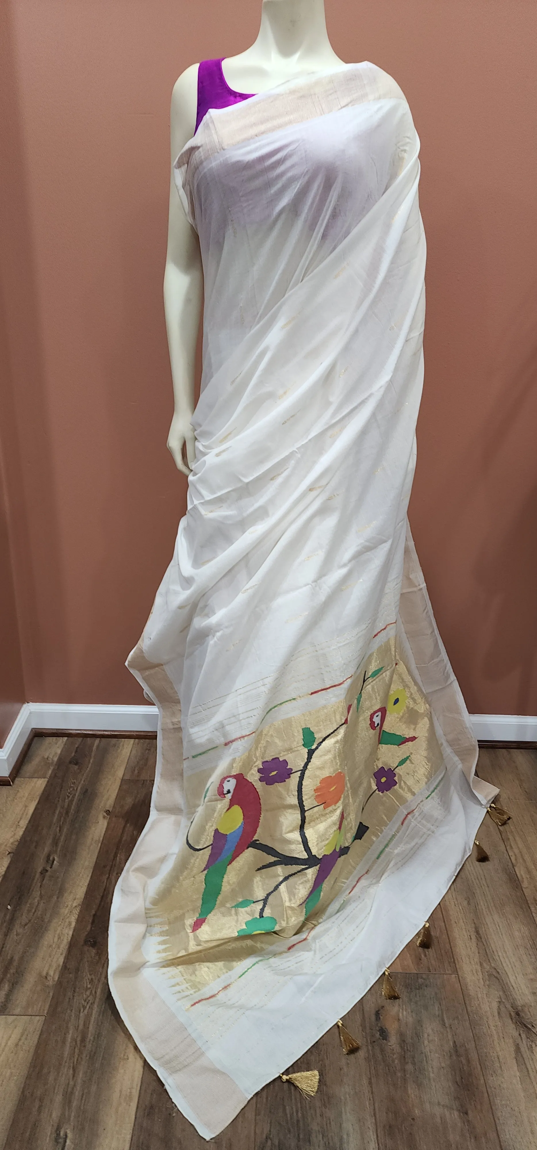Cotton Paitani Saree Collection.