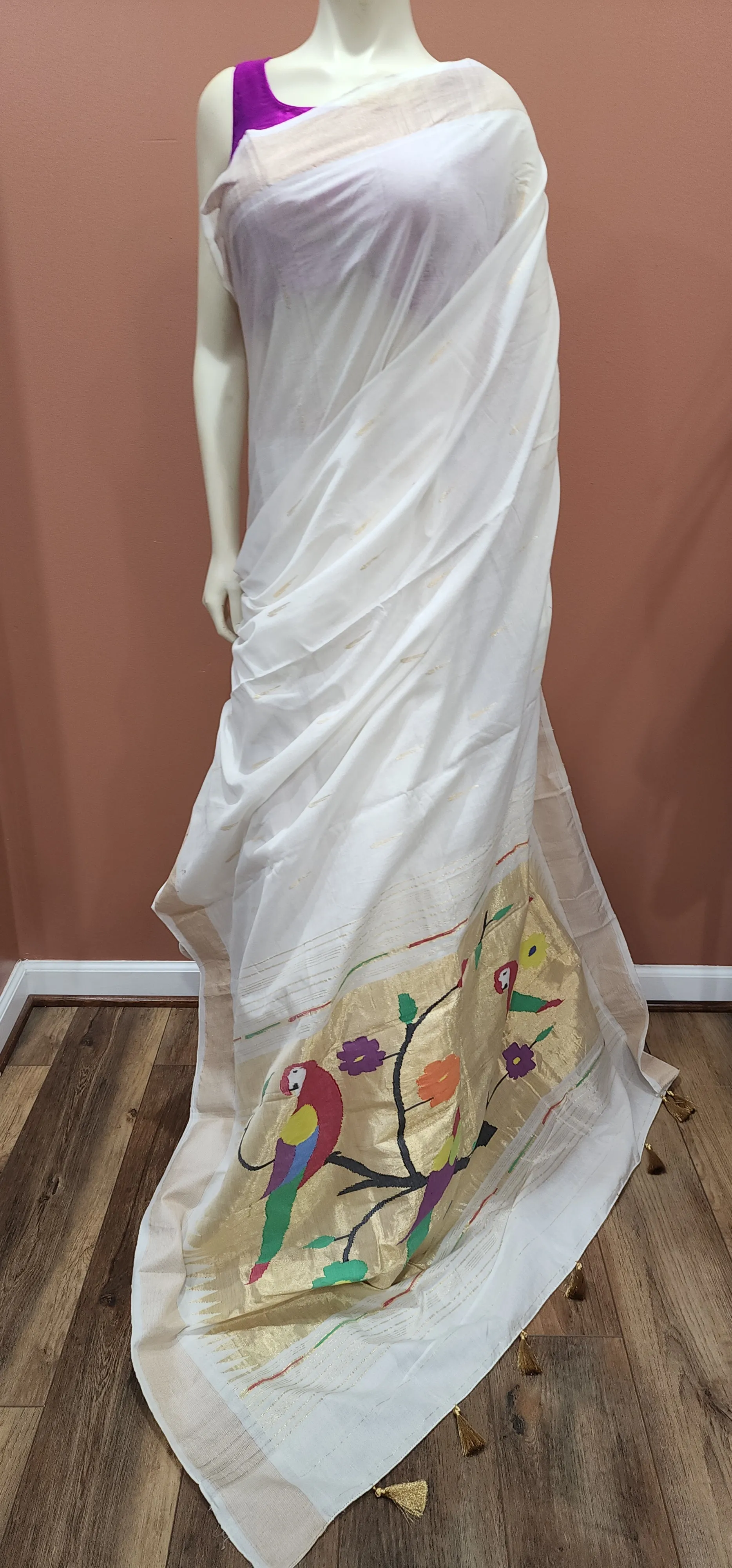 Cotton Paitani Saree Collection.