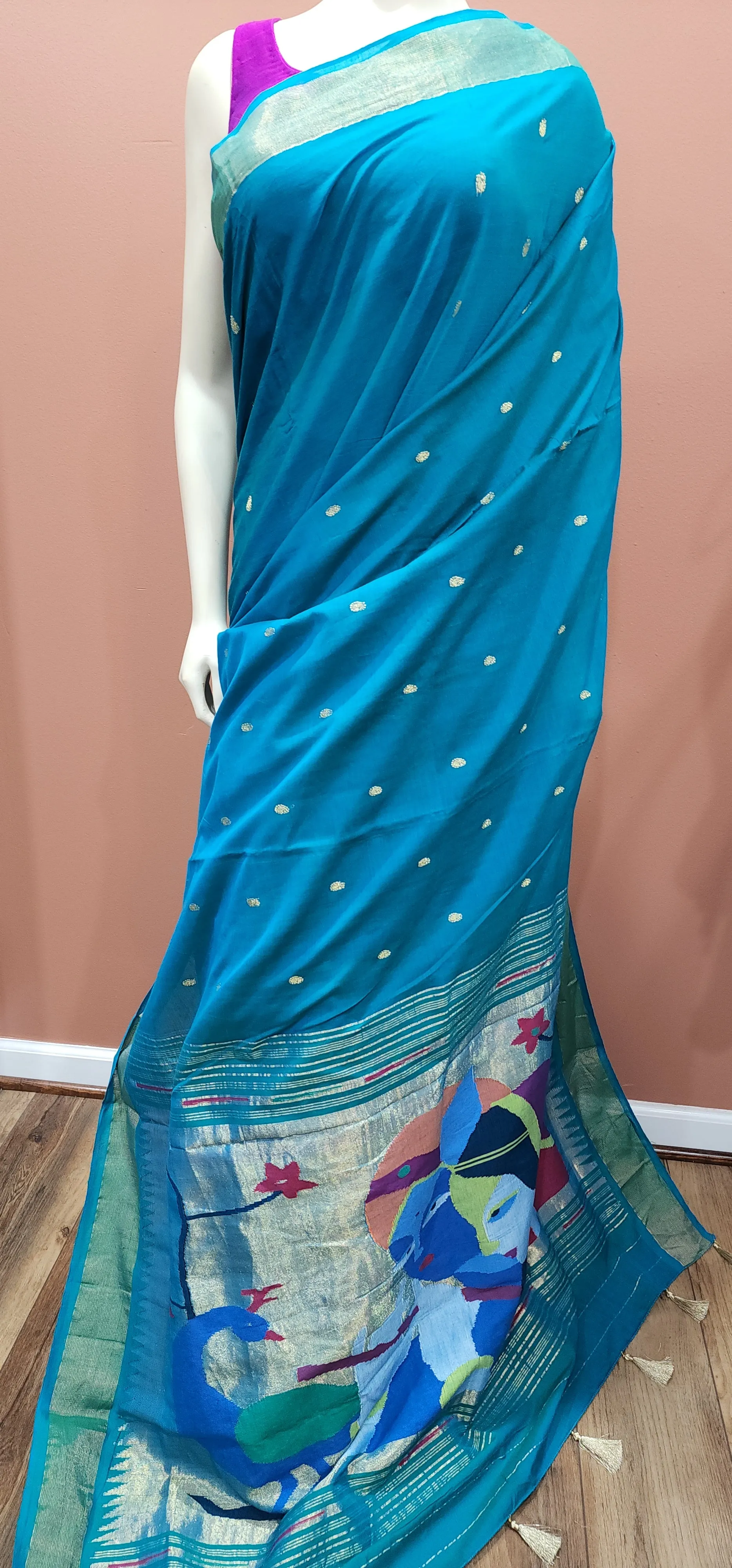 Cotton Paitani Saree Collection.