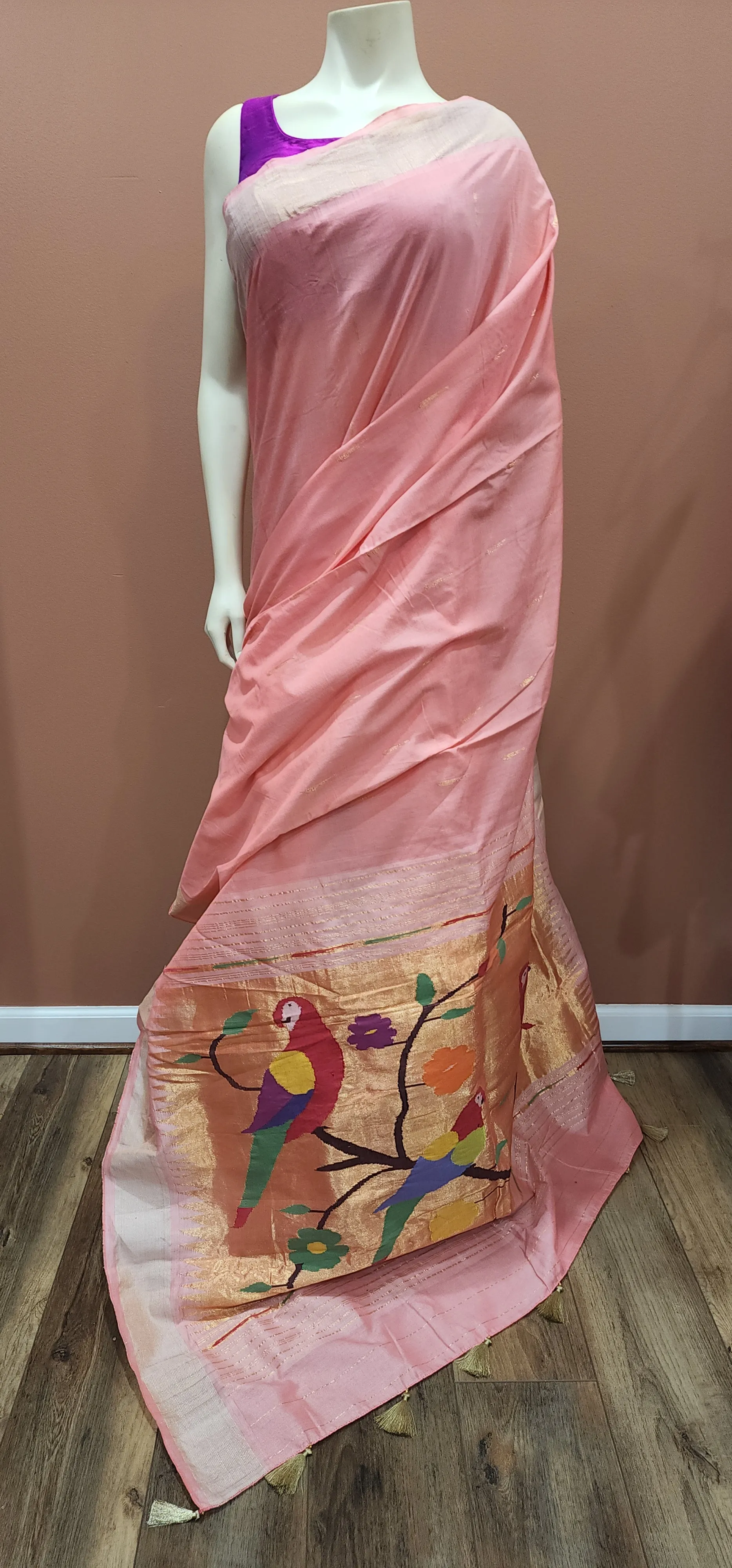 Cotton Paitani Saree Collection.