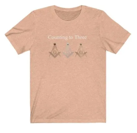 Counting To Three Masonic T-Shirt