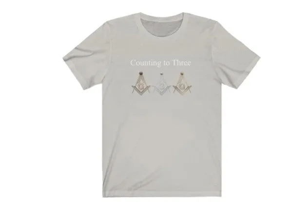 Counting To Three Masonic T-Shirt