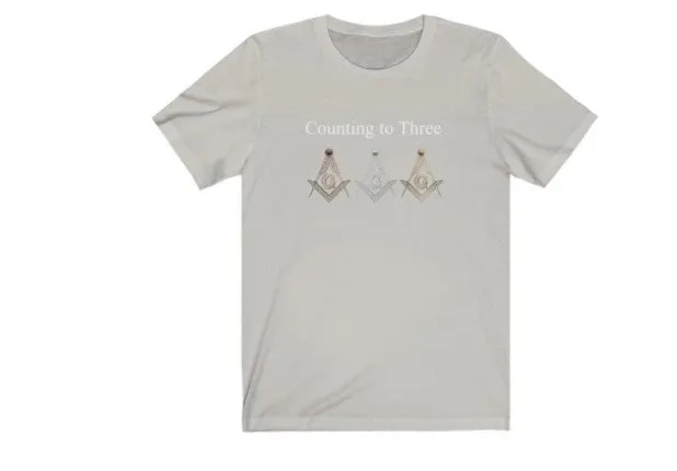 Counting To Three Masonic T-Shirt