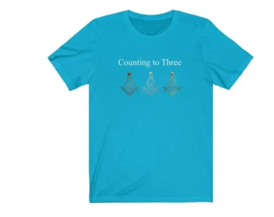 Counting To Three Masonic T-Shirt