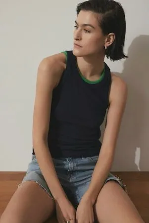 Cruz Ribbed Tank Top