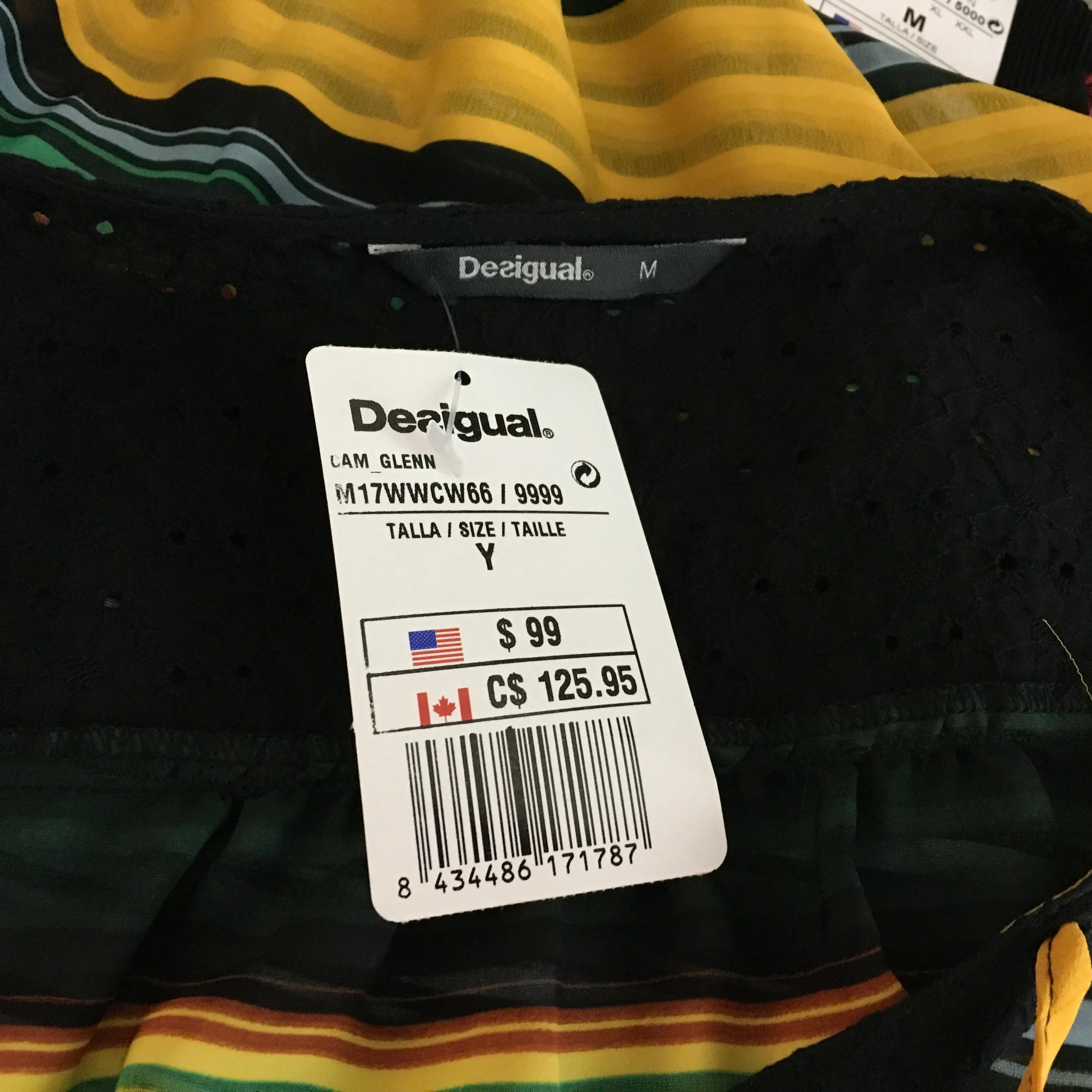 Desigual Cam Glenn Shirt with Colourful Pattern Blouse
