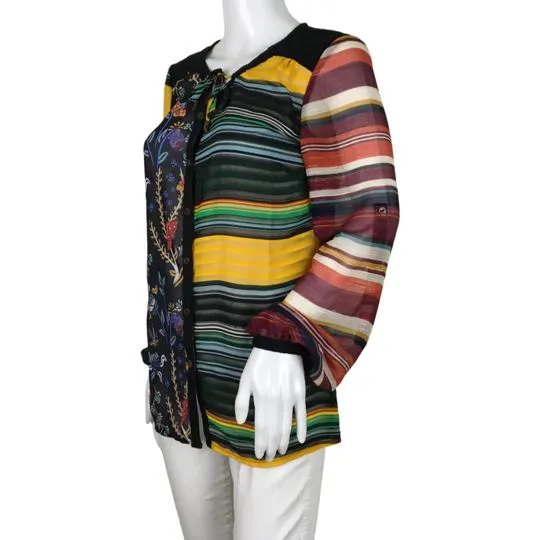 Desigual Cam Glenn Shirt with Colourful Pattern Blouse