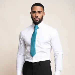 Diaz White Cotton Shirt