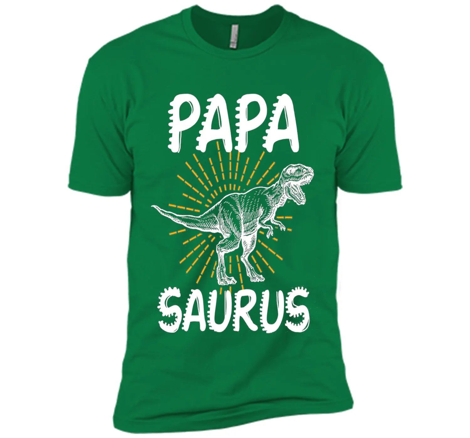 Dinosaur Papa  Proud Papa T- Shirt  Fathers Day Gift