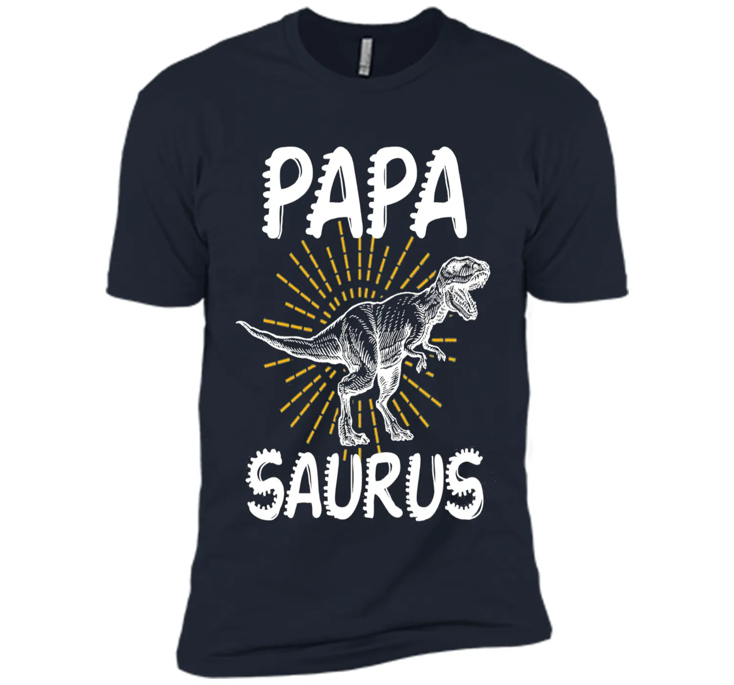Dinosaur Papa  Proud Papa T- Shirt  Fathers Day Gift