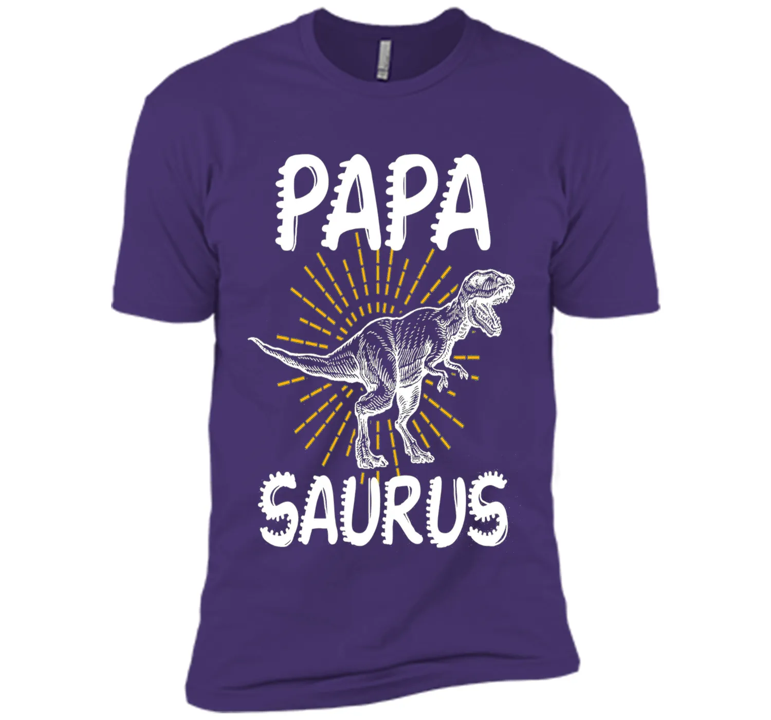 Dinosaur Papa  Proud Papa T- Shirt  Fathers Day Gift
