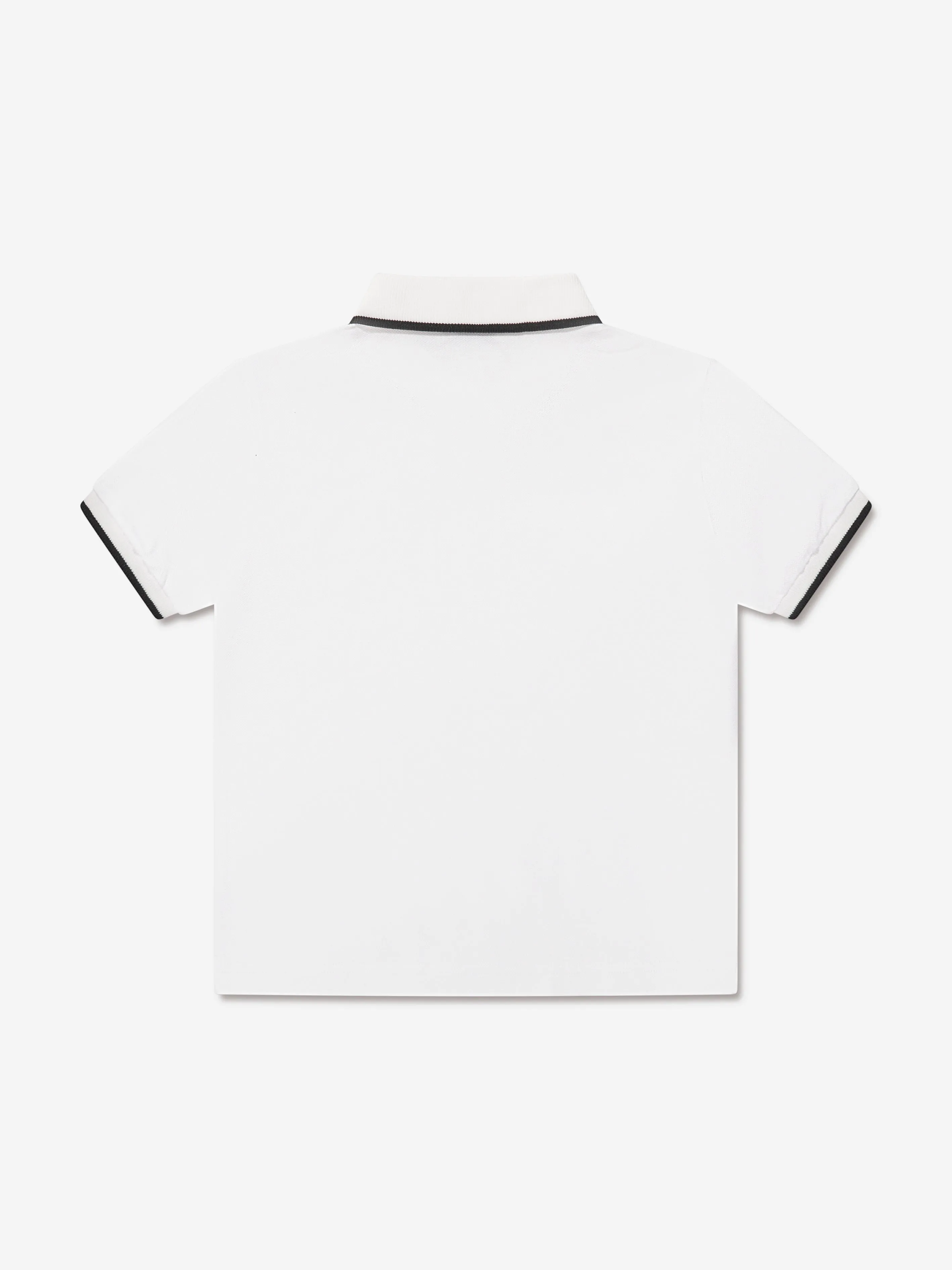 Dolce & Gabbana Boys Logo Polo Shirt in White