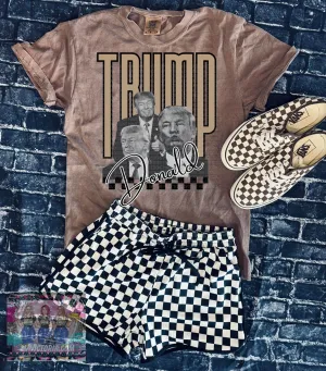 Donald on espresso comfort colors graphic tee // shorts available separately