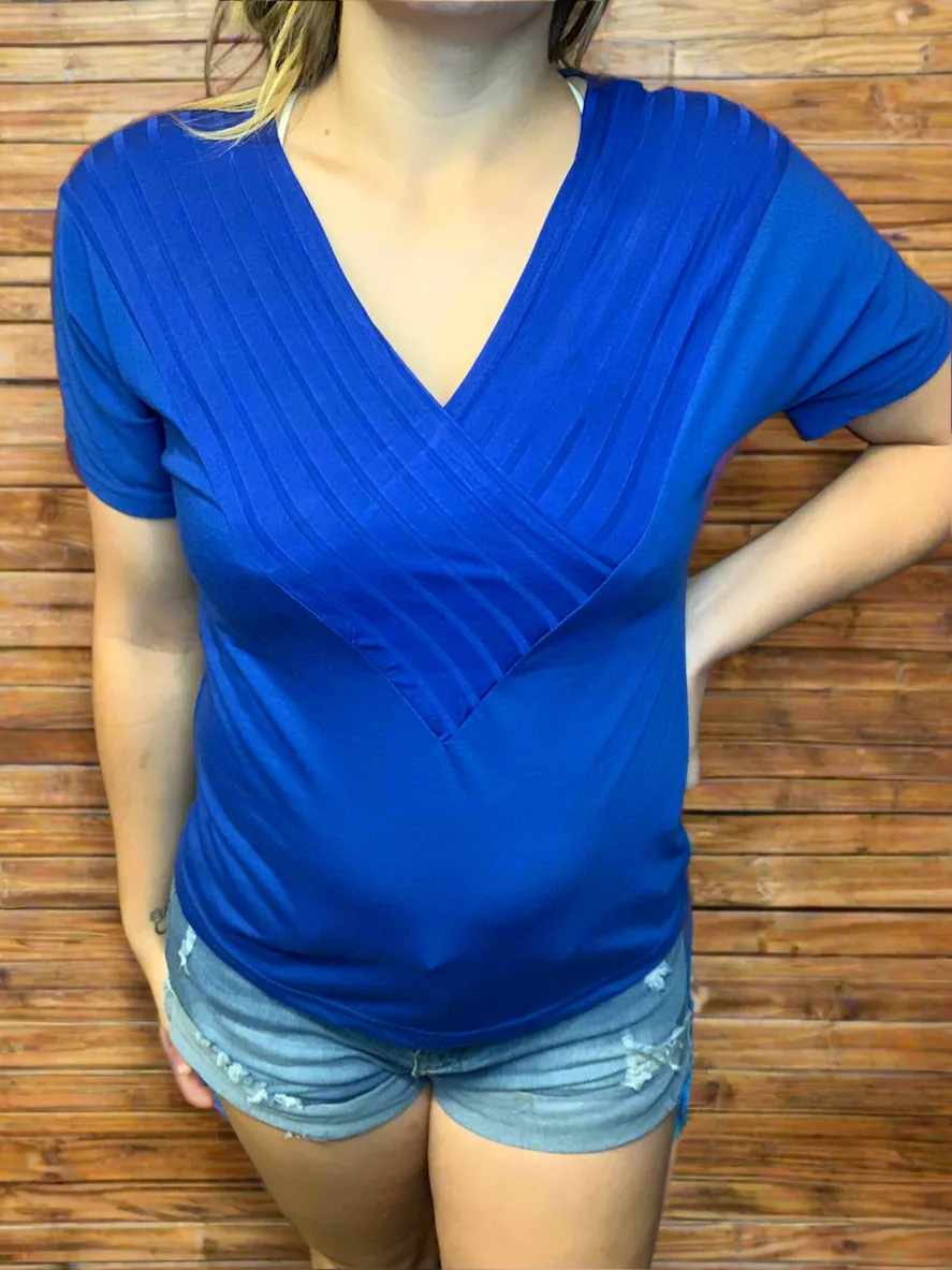 Dressy V Neck Tee