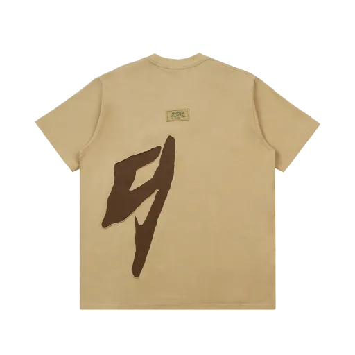 EGLAF | Fragments Reverse Applique Light Brown
