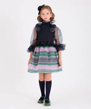 Elegant Feathers Outfit | 3 Pieces