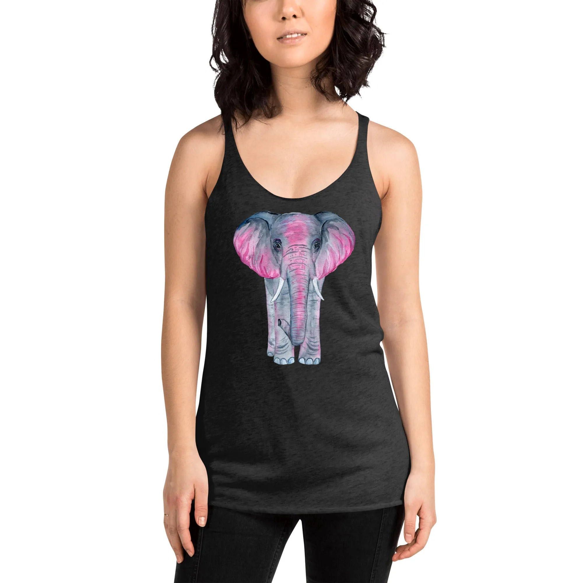 Elephant graphic print tanks for Ladies wear