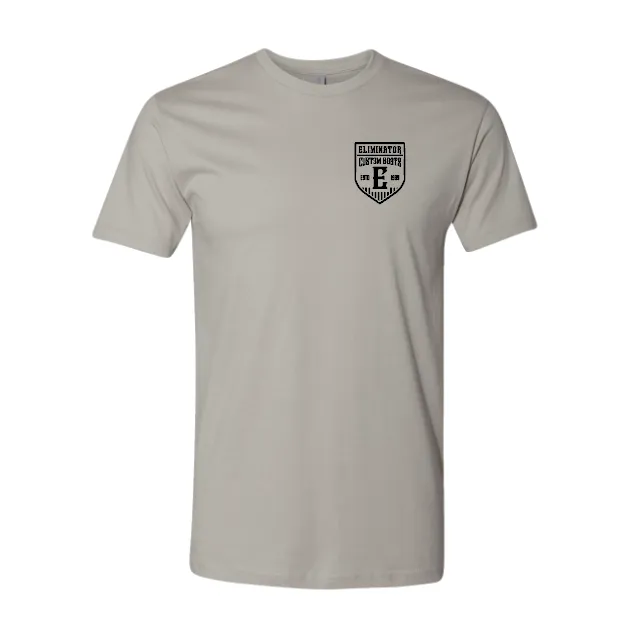 Eliminator Custom Boats Men's T-Shirt- Light Gray/Black