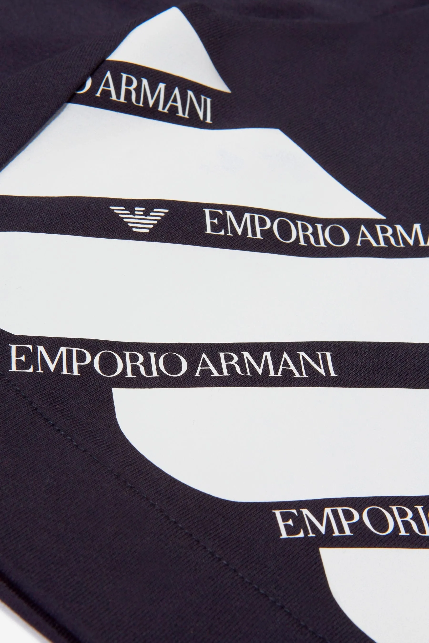 Emporio Armani Boys Cotton Logo Print Shorts