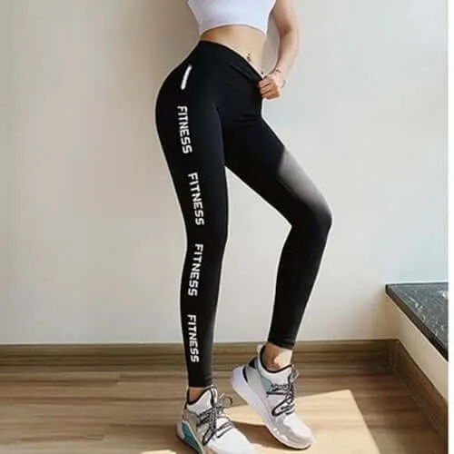 EP Pink Hip Up Fitness Pants Women 4 Way Stretchy Sport Tights legging