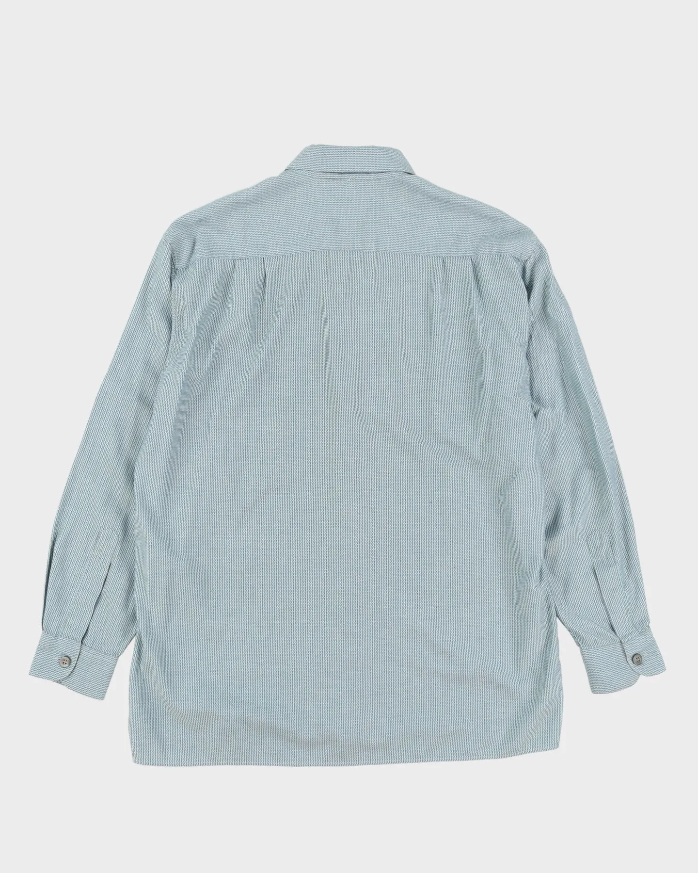 Ermenegildo Zegna Blue Smart Long Sleeved Shirt - L