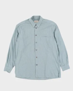 Ermenegildo Zegna Blue Smart Long Sleeved Shirt - L