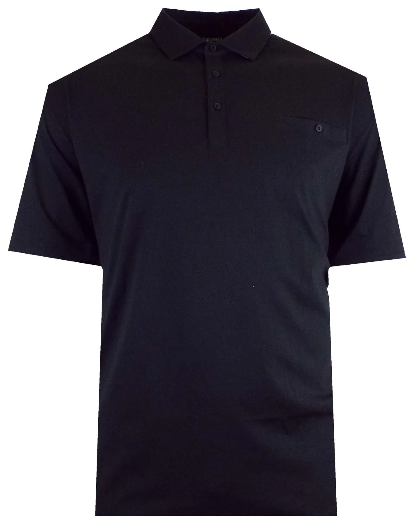 Espionage Men's Short Sleeve Jersey Polo P208 in 3 Colours, 2XL-8XL
