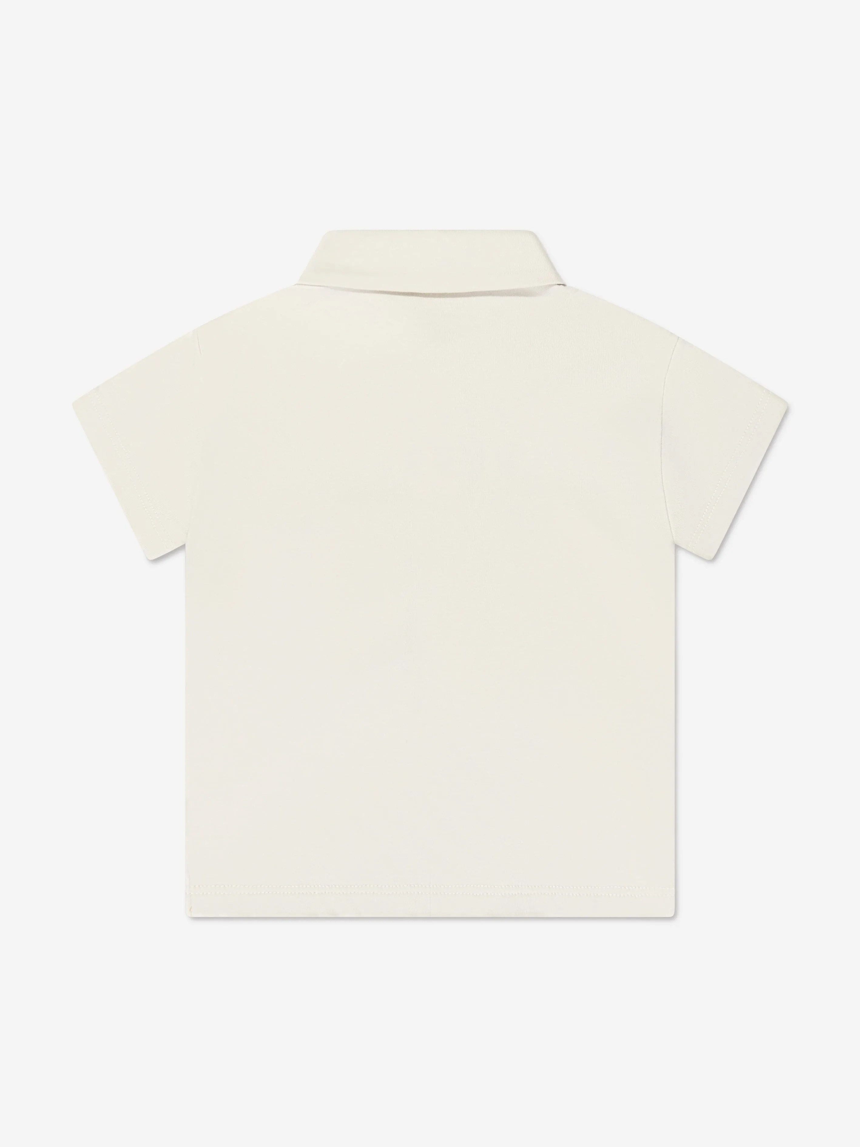 Fendi Baby Boys Polo Shirt in Beige