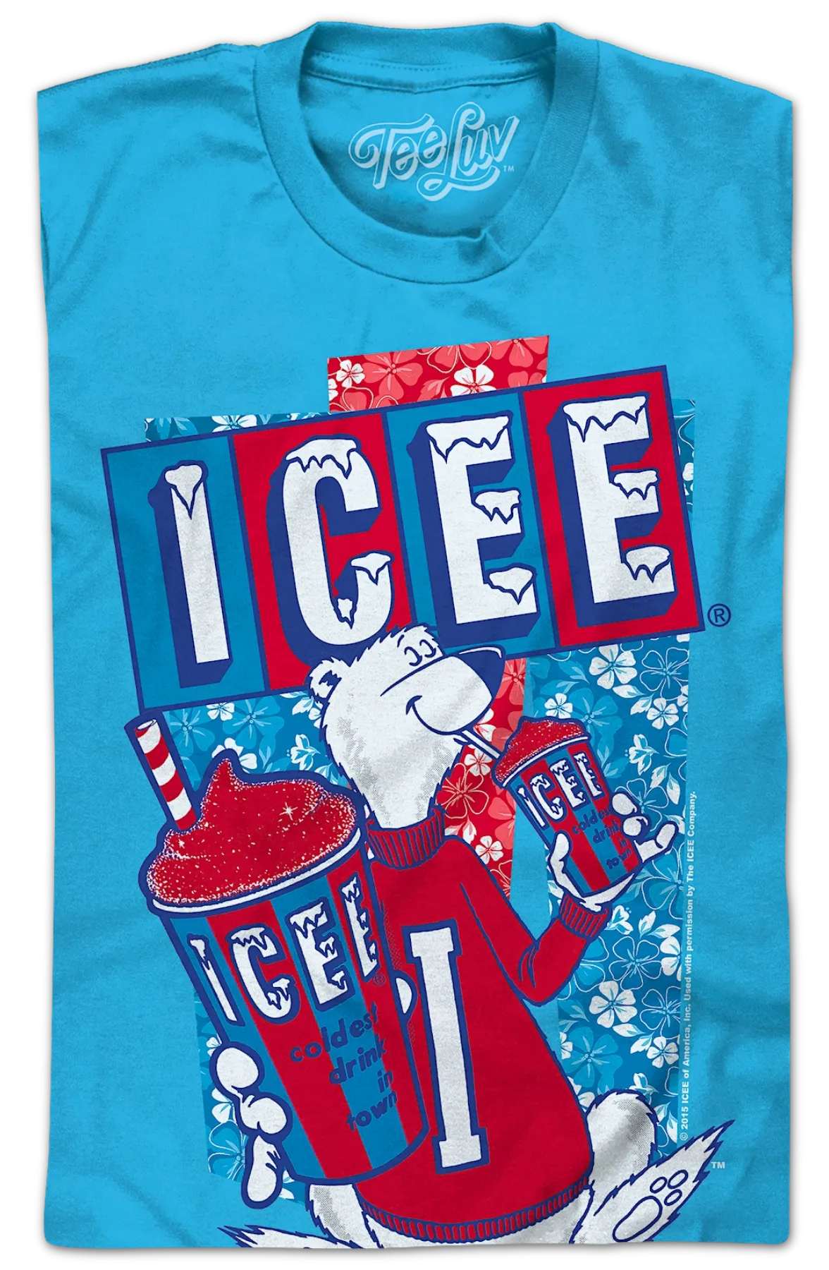 Floral Polar Bear ICEE T-Shirt