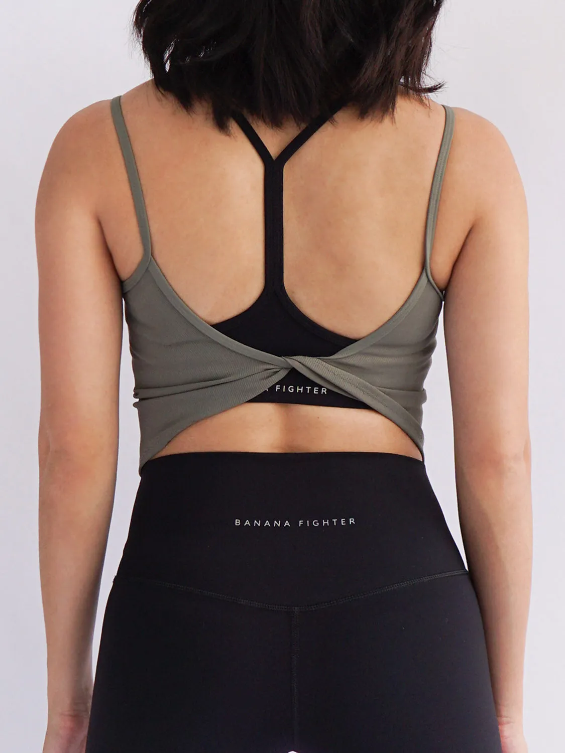 Freya Knot Top- Forest
