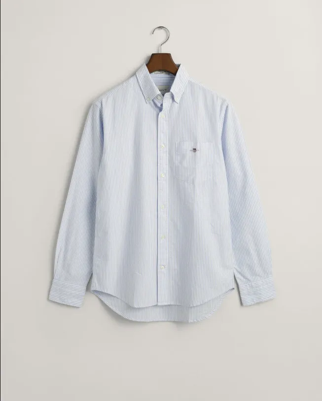 GANT<BR>
Oxford Stripe Shirt<BR>
Blue<BR>