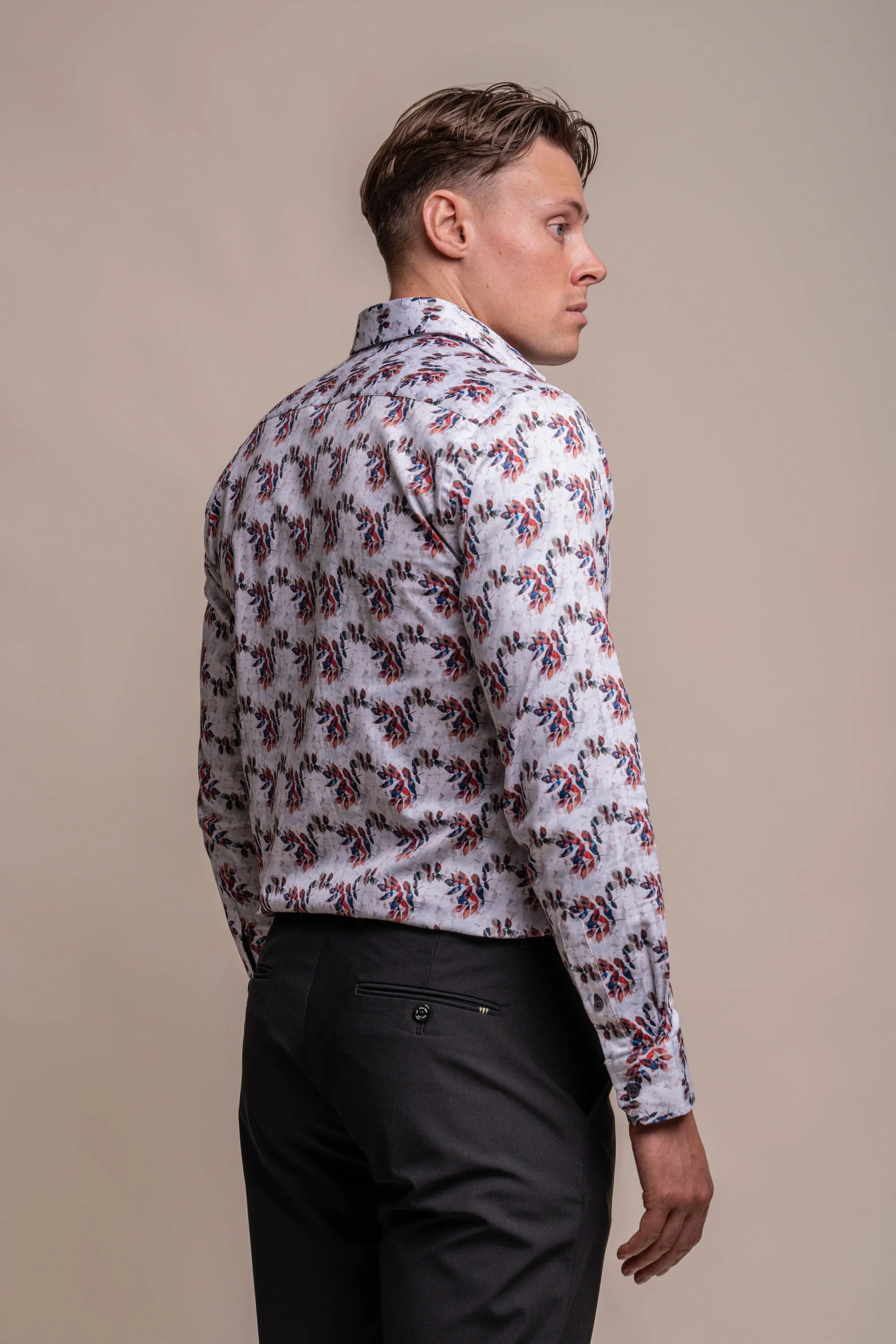 Genoa Leaf Cotton Shirt
