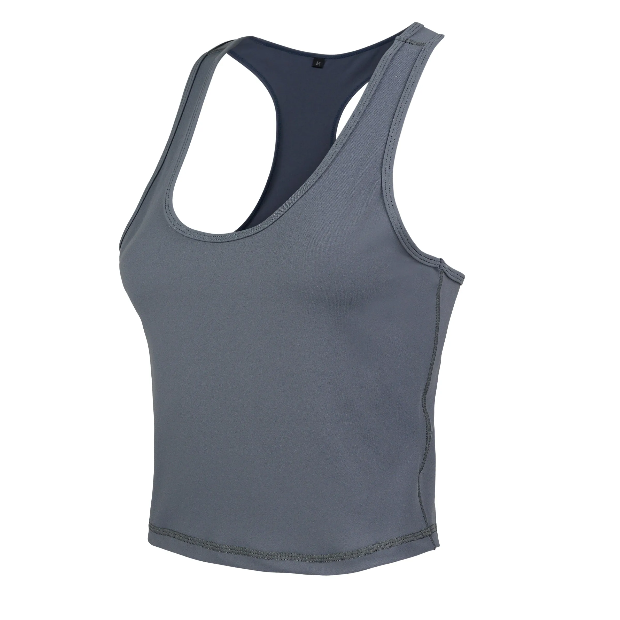 Grey Gia Racer Tank Top
