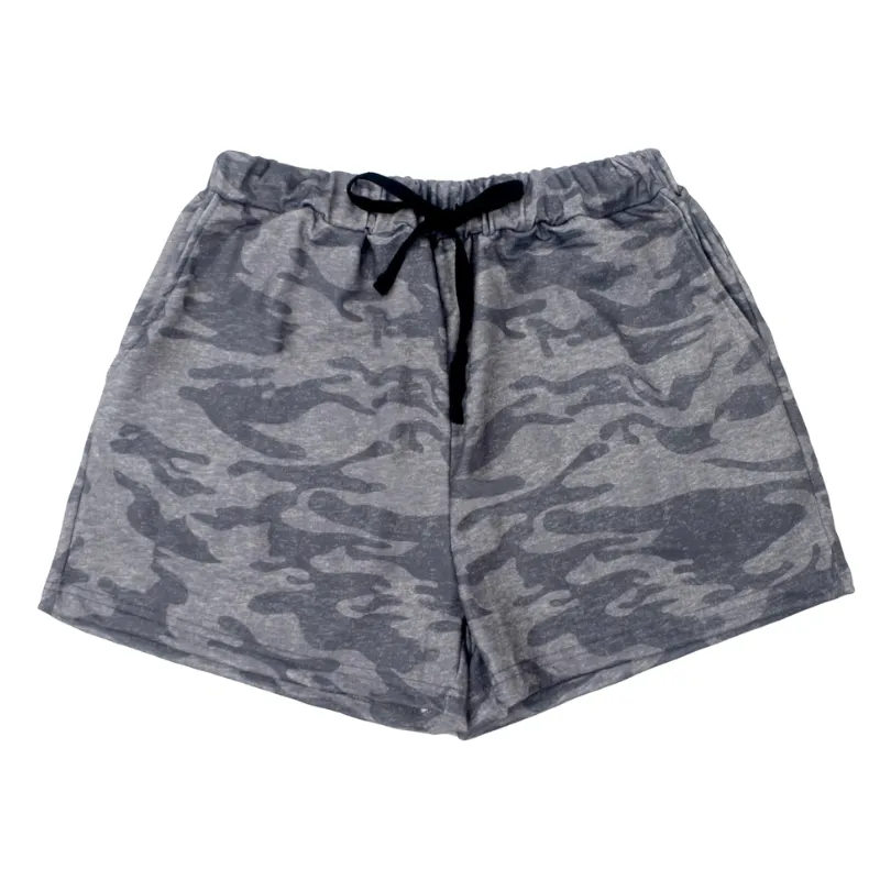 High Waisted Camo Athletic Shorts for Comfort Performance