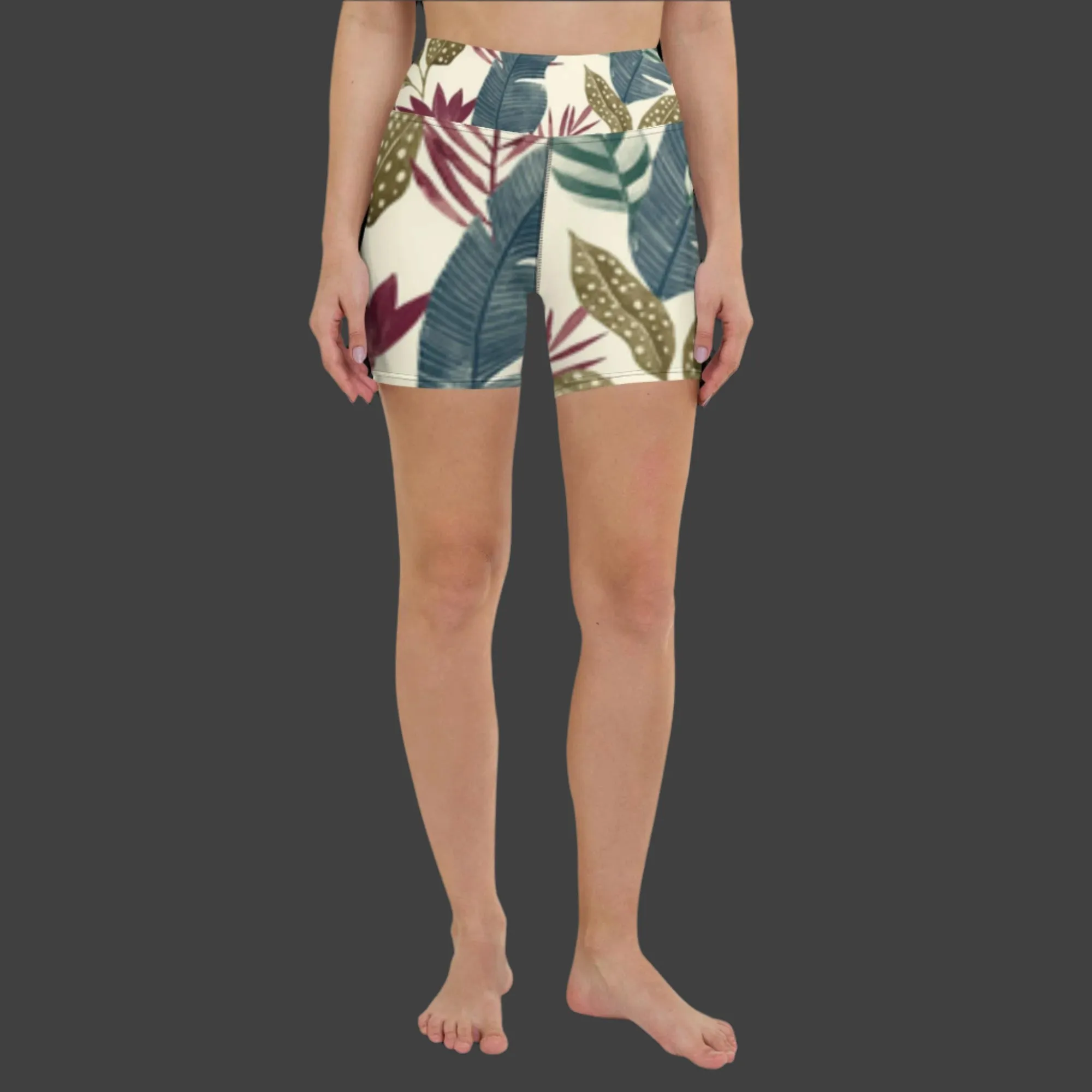 High-Waisted Yoga Shorts for Comfort & Flexibility