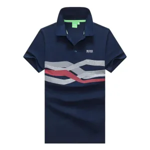 HUG Paddy Men's Slim Fit Polo - Navy-blue