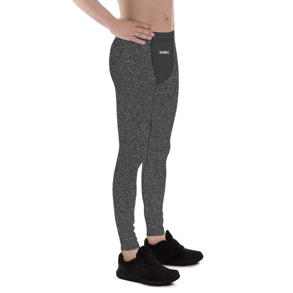 Humble Sportswear™ Men's Pattens Grey Performance Leggings