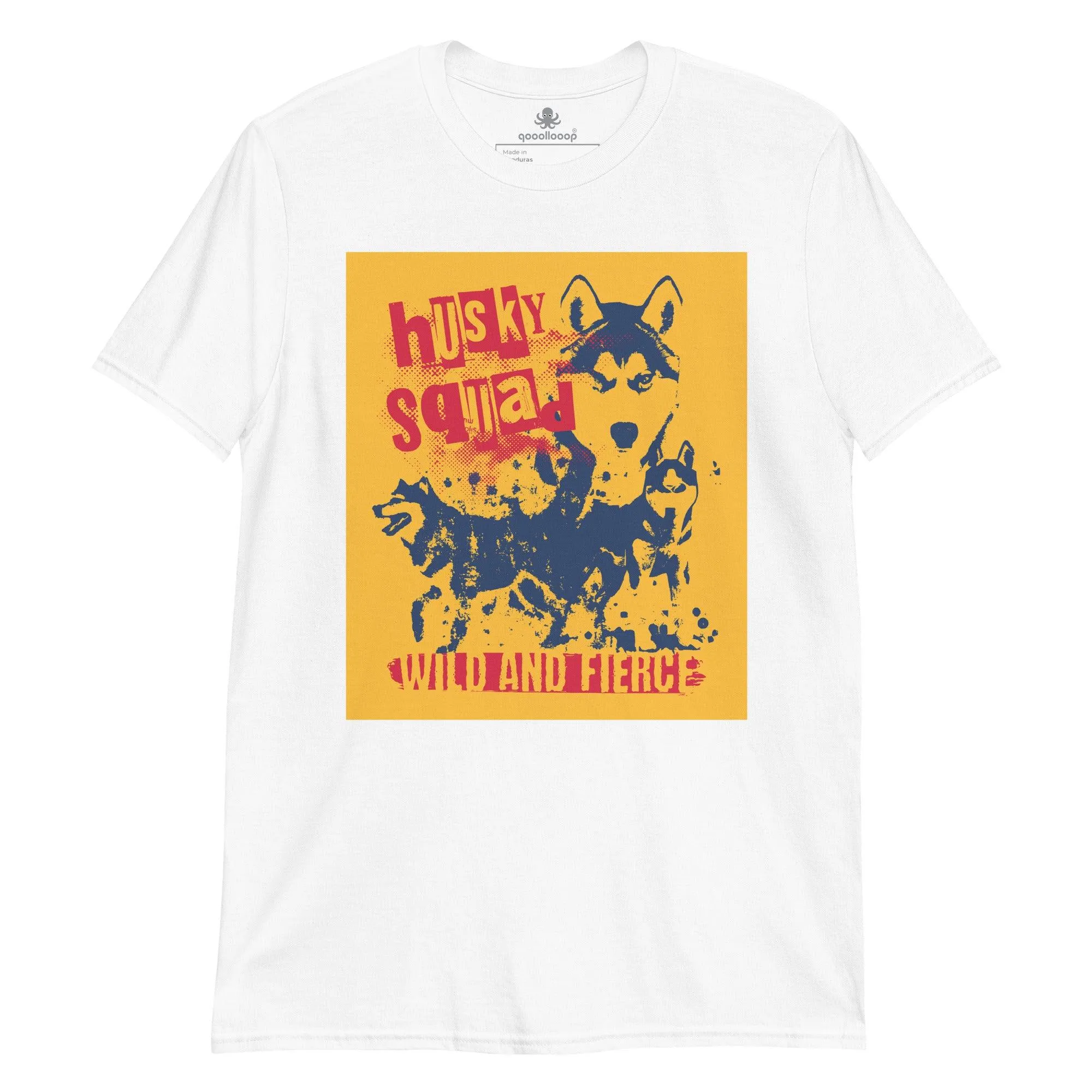 Husky Squad Wild And Fierce | Unisex Soft Style T-Shirt