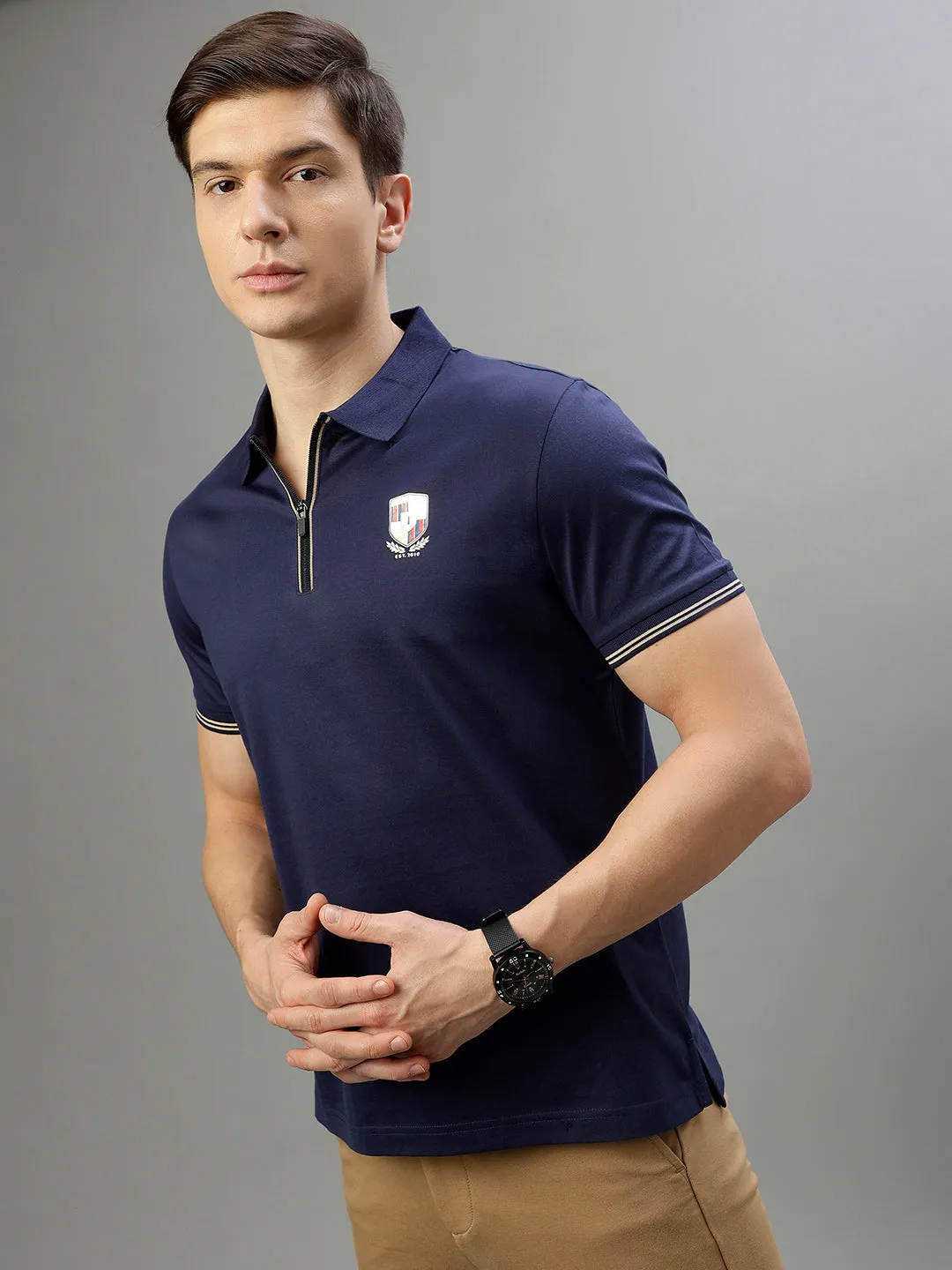 Iconic Blue Fashion Regular fit T-Shirt