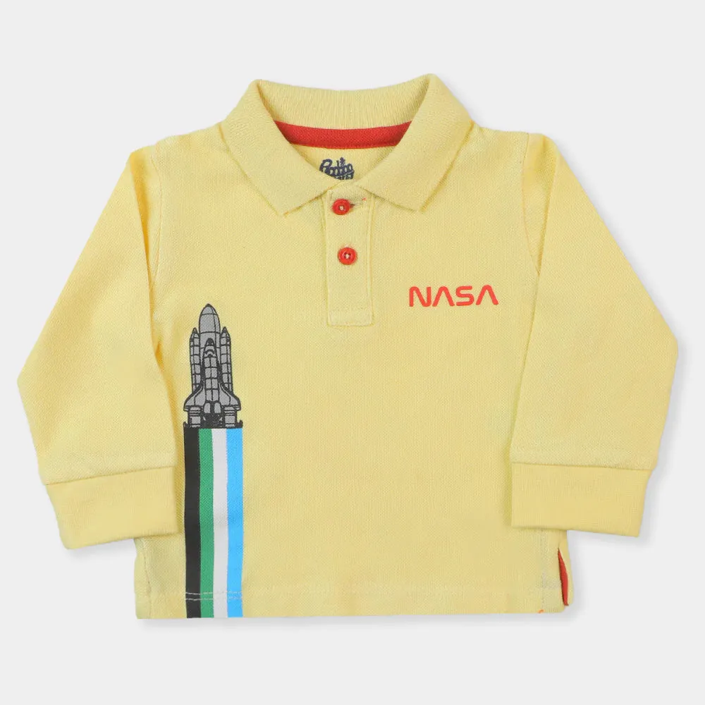 Infant Boys Polo - Lemon