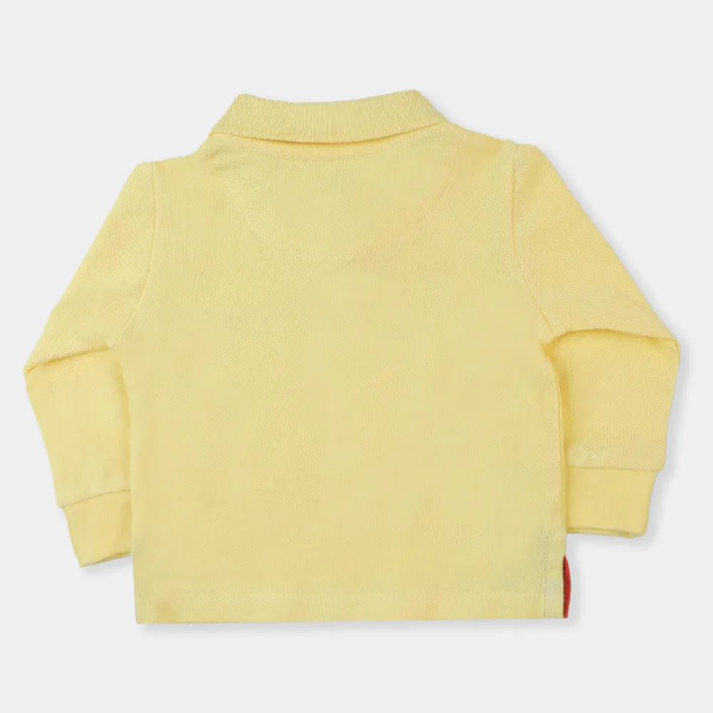 Infant Boys Polo - Lemon