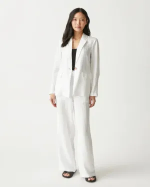 Jules Linen Pant | White