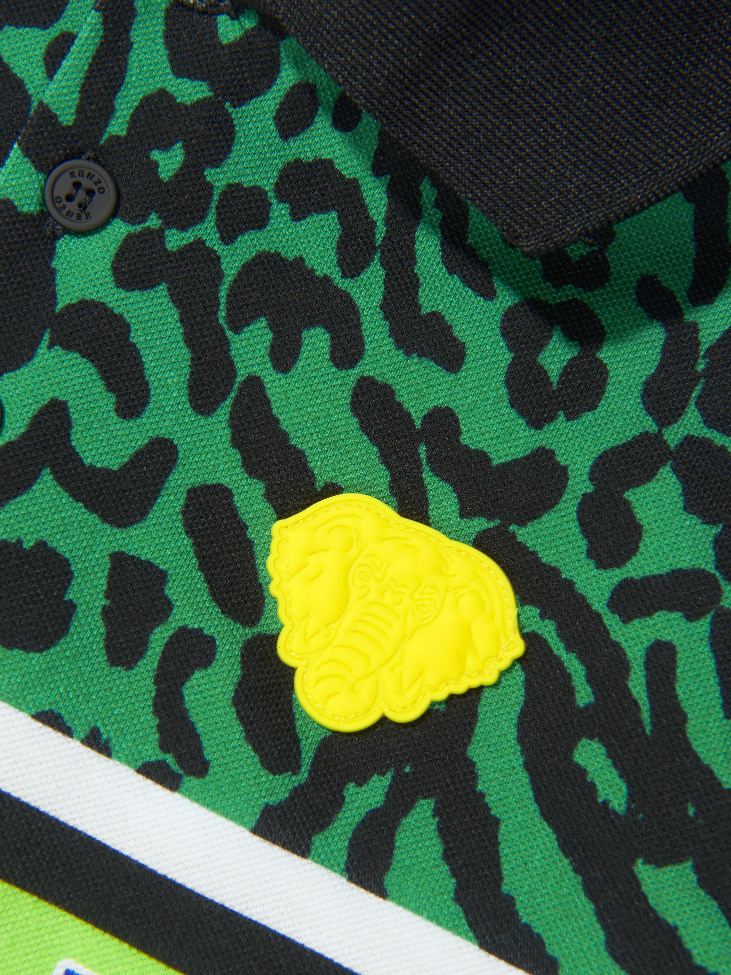 KENZO Boys Animal Print Polo Shirt