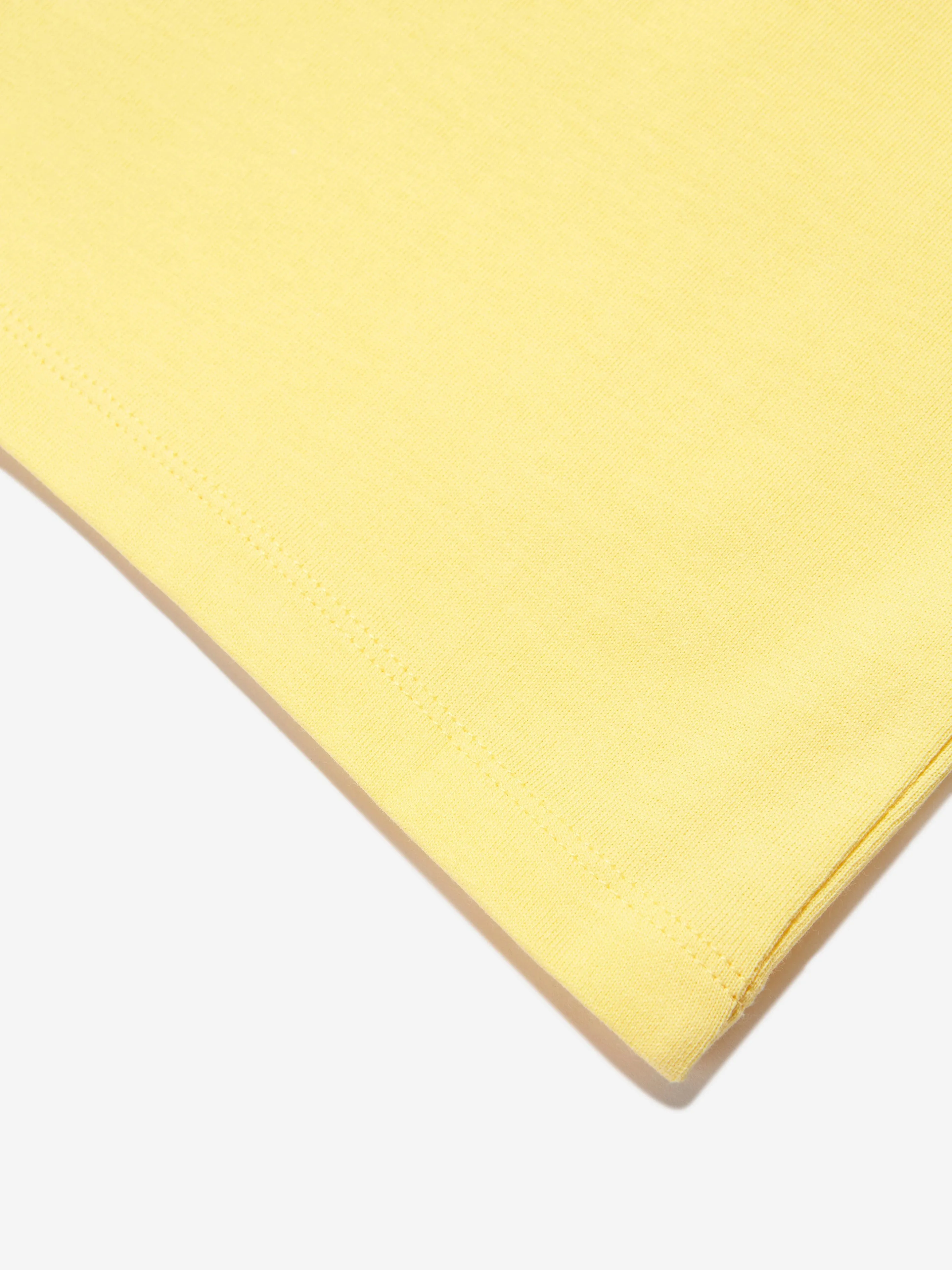 KENZO Boys Organic Cotton Logo Polo Shirt in Yellow