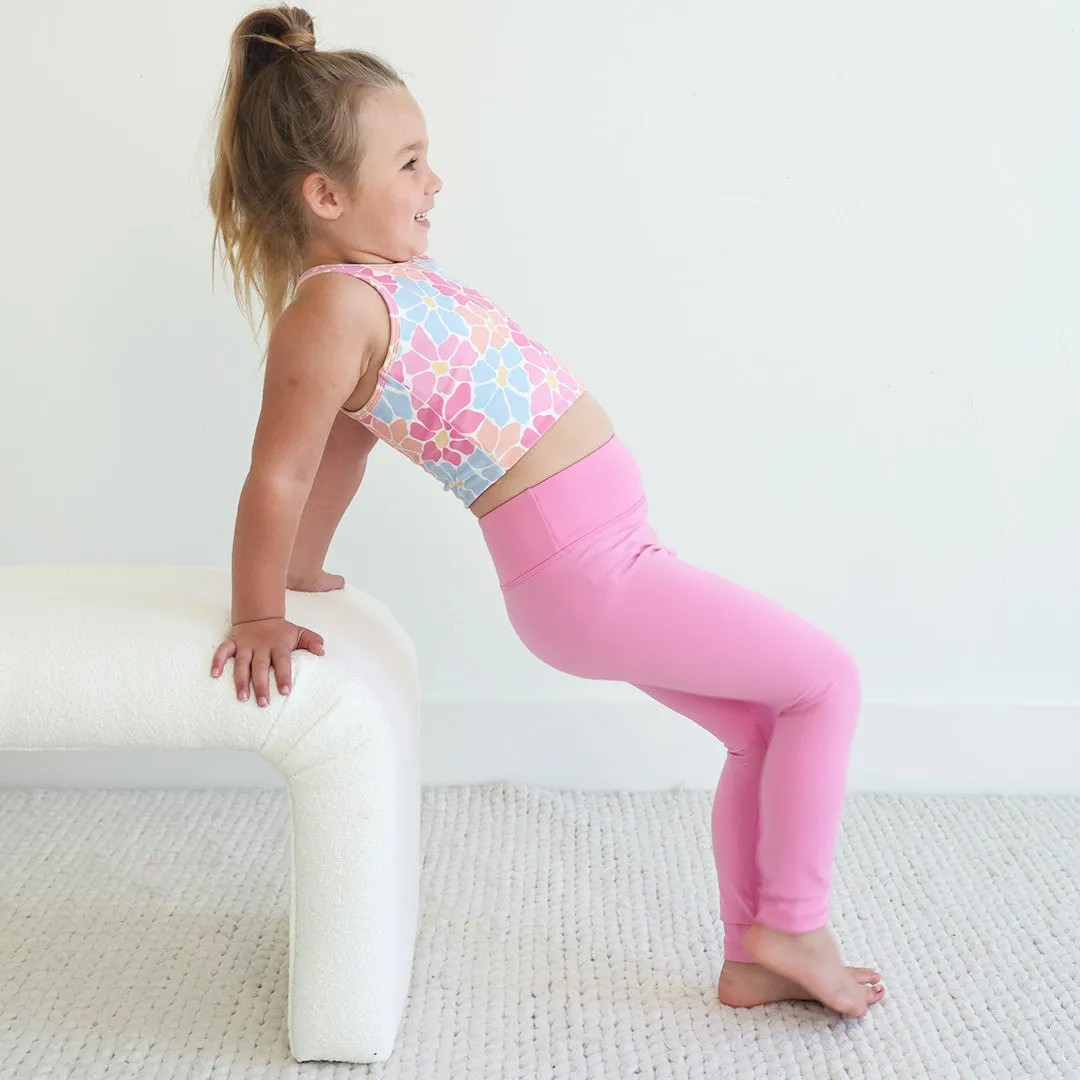 Kids CloudActive Leggings | Power Pink