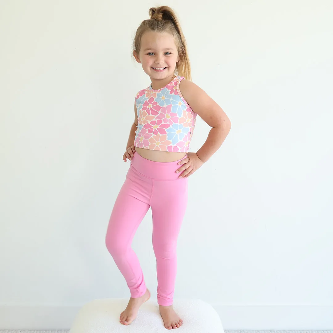 Kids CloudActive Leggings | Power Pink