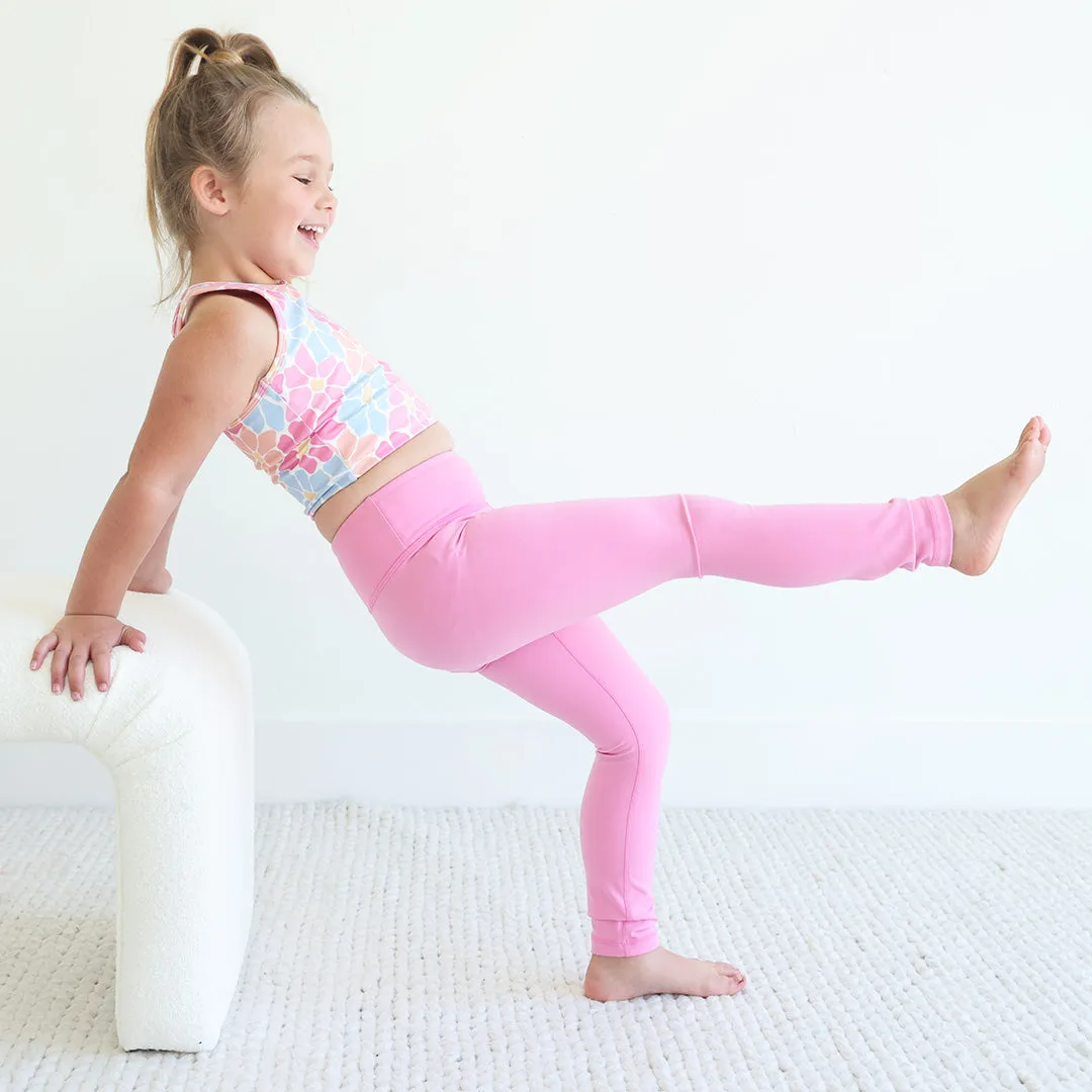 Kids CloudActive Leggings | Power Pink