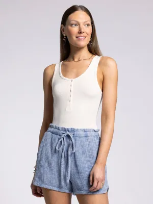 Kristen Tank Top - White Swan