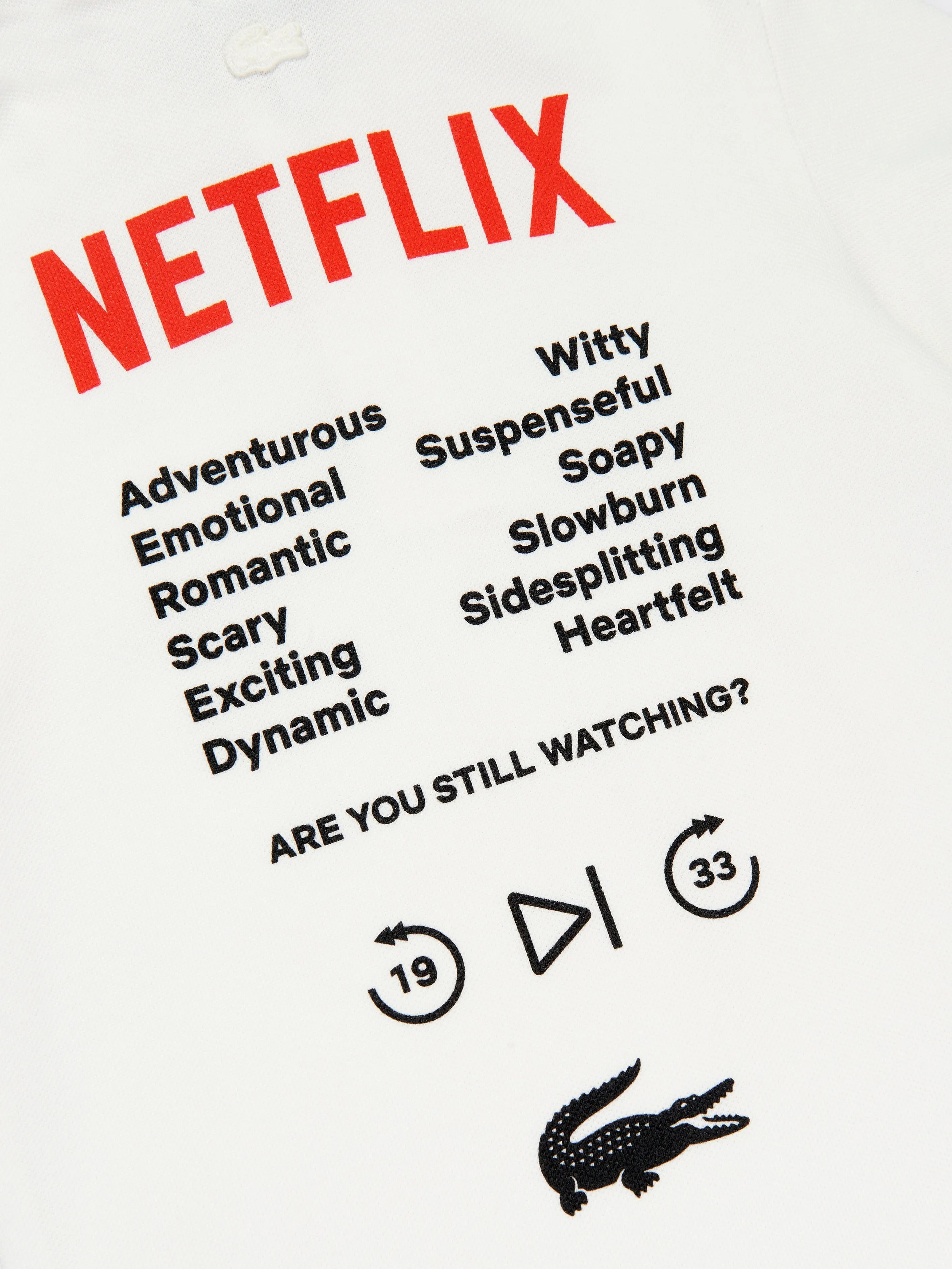 Lacoste Boys Netflix Logo Polo Shirt in Green
