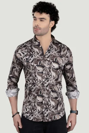 Leon Multi Giza Cotton Club Wear Shirt